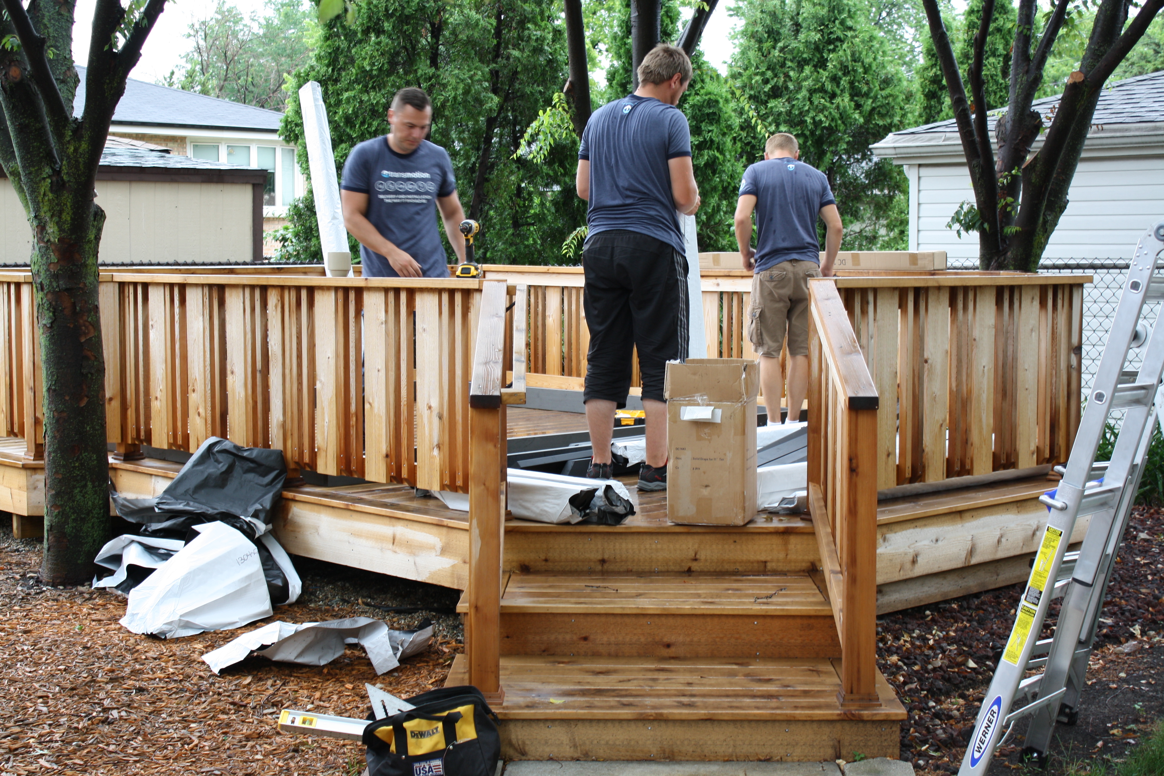 Transmotion Delivery Assembly Relocation Installation Bridgeview IL Chicago Milano Gazebo Transmotion Delivery Assembly Installation Relocation The Great Escape Milano Shade Gazebo Patio Furniture 11 x 11 Installment Chicago Washington California