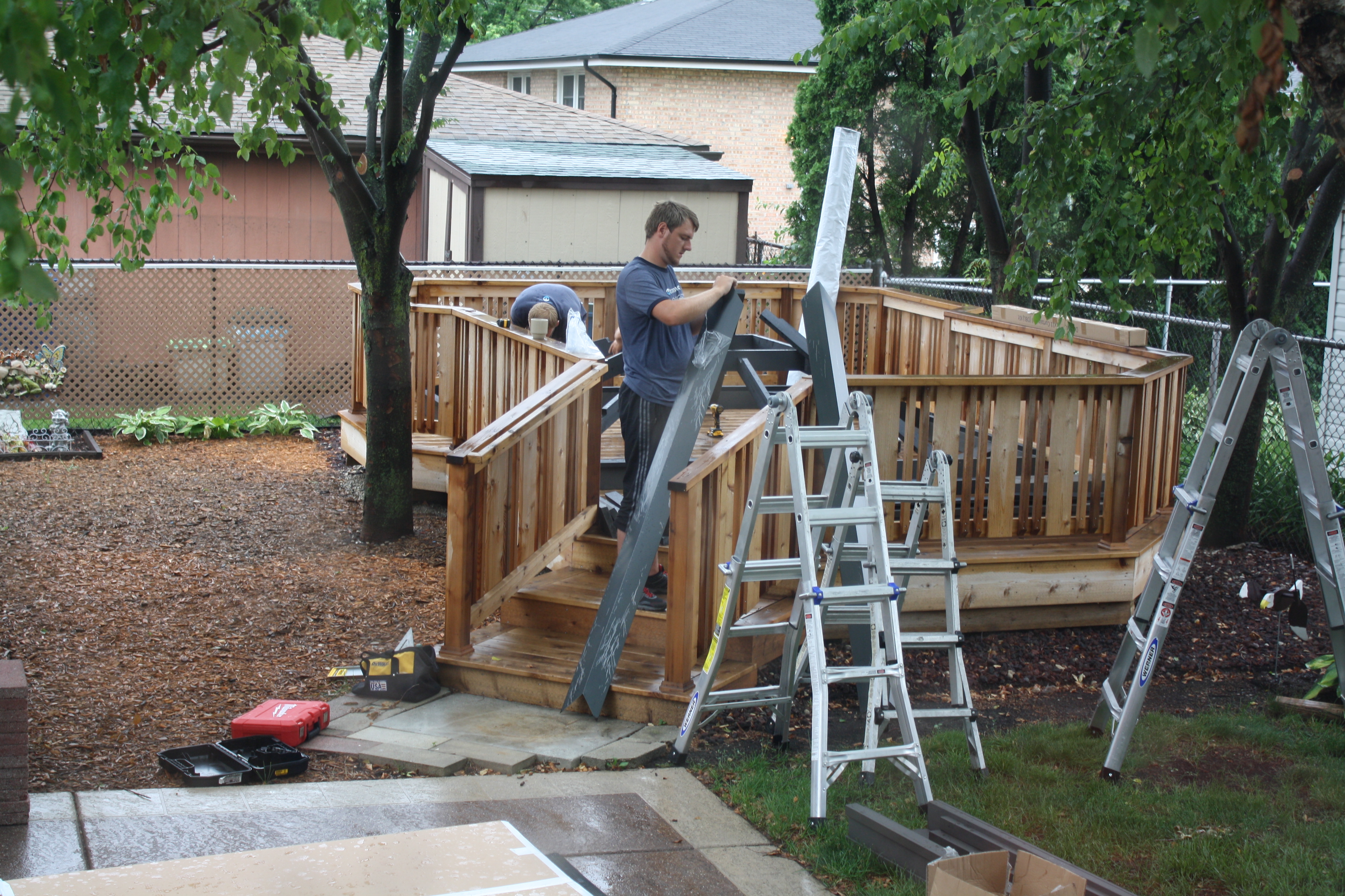 Transmotion Delivery Assembly Installation Relocation The Great Escape Milano Shade Gazebo Patio Furniture 11 x 11 Installment Chicago Washington California