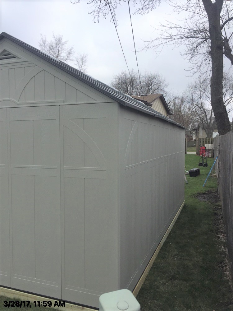 Transmotion Delivery Assembly Installation Relocation Chicago IL CRAFTSMAN 8' 4.5 X 16' 1 RESIN SHED - 882 CU. FT. - EXCLUSIVE VERSATRACK™ COMPATIBILITY INSTALL AND ASSEMBLE near me (1) near me install assembly home delivery cheap affordable the best downers grove IL in home