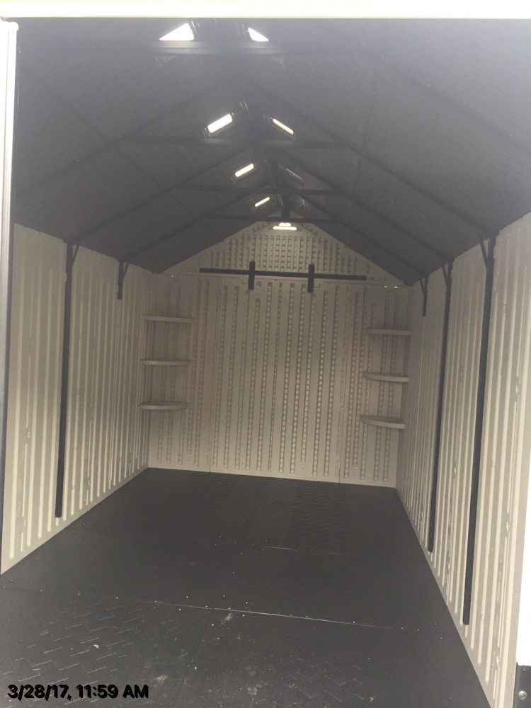 Transmotion Delivery Assembly Installation Relocation Chicago IL CRAFTSMAN 8' 4.5 X 16' 1 RESIN SHED - 882 CU. FT. - EXCLUSIVE VERSATRACK™ COMPATIBILITY INSTALL AND ASSEMBLE near me (1) near me install assembly home delivery cheap affordable the best downers grove IL in home