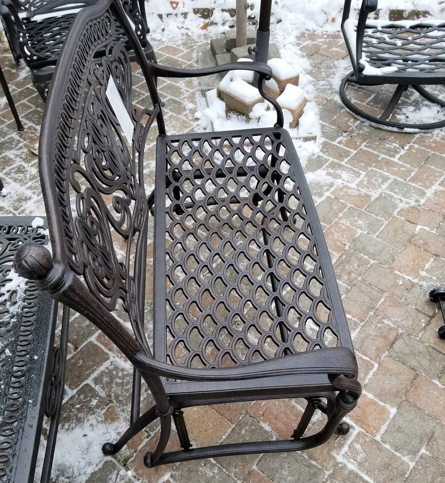Transmotion Delivery Assembly Installation Relocation Morton Grove IL Hanamint Chateau 48 Round Enclosed Gas Fire Pit Table cheap fast eassy near me local downers grove IL chicago Washington California USA TRANSMOTION