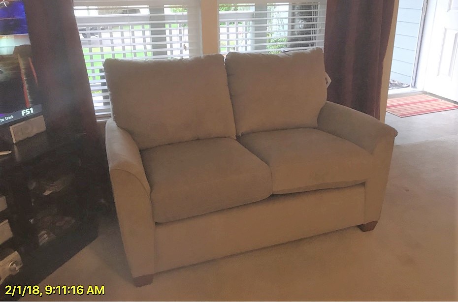Transmotion Delivery Assembly Installation Relocation Extraction Removal Chicago IL Michigan Indiana Washington California Local Near me Downers Grove Illinois La-Z-Boy Port Ludlow Washington Amy Premier Loveseat and Amy Premier Sofa