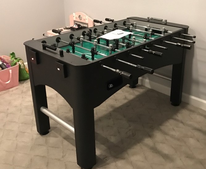 Transmotion Delivery Assembly Installation Relocation Extraction Removal Chicago IL Washington California Michigan Indiana Near me Local Fitness Fitness Equipment Patio Furniture Game Tables Brunswick Kicker Foosball Brunswick 7VForce Air Hockey Table