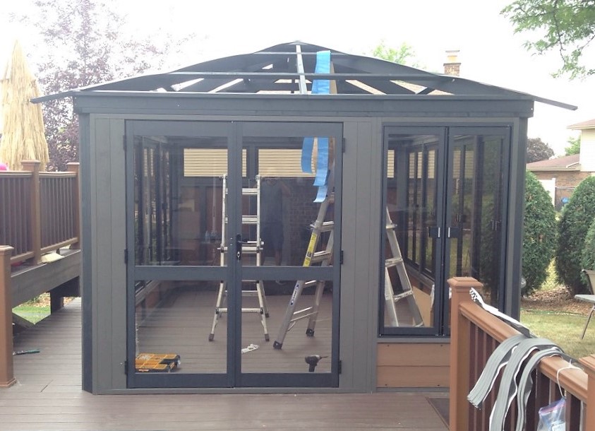 Transmotion Delivery Installation Relocation Assembly Dissasembly Tinley Park IL Barcelona Visscher Special Order Summer Gazebo Playsets Near me 