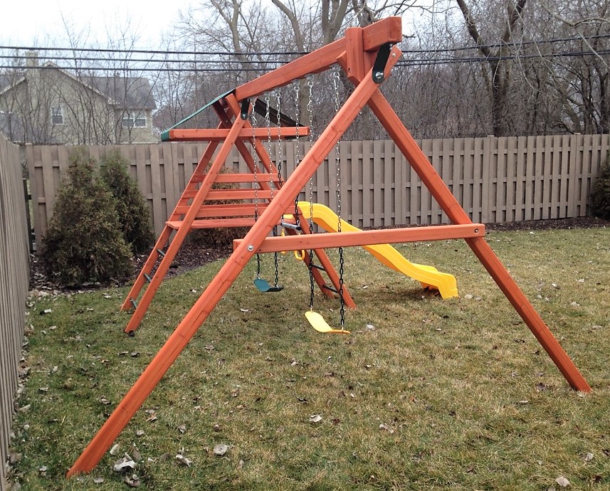 Delivery Installation Assembly Relocation Glenview IL Woodplay Jungle Tower Playset Kids Playset Chicago IL Removal Extraction Assembly disassembly installation relocation