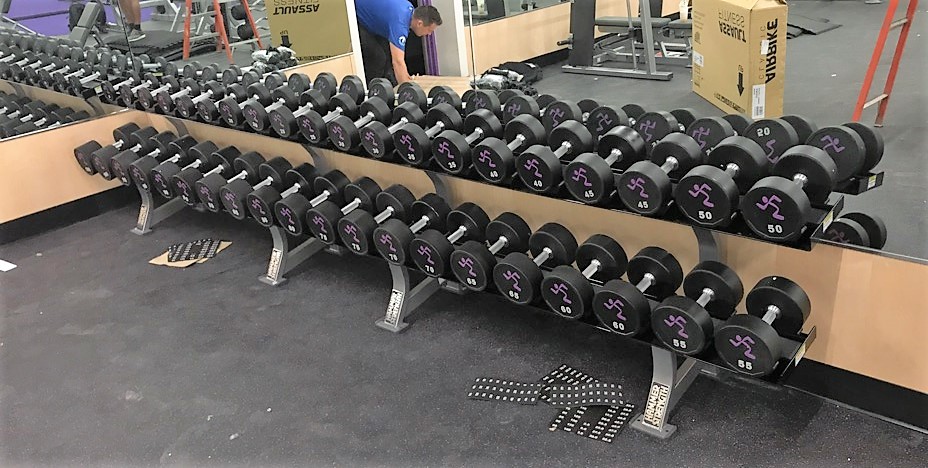 Transmotion Delivery Assembly Installation Relocation Extraction Anytime Fitness Dearborn Heights Michigan Torque Fitness Two Tier Dumbbell Rack Rubber Pro-Style Dumbbells Urethane Chicago Michigan Wisconsin Indiana California Washington Playsets patio furniture relocation disassembly assembly 