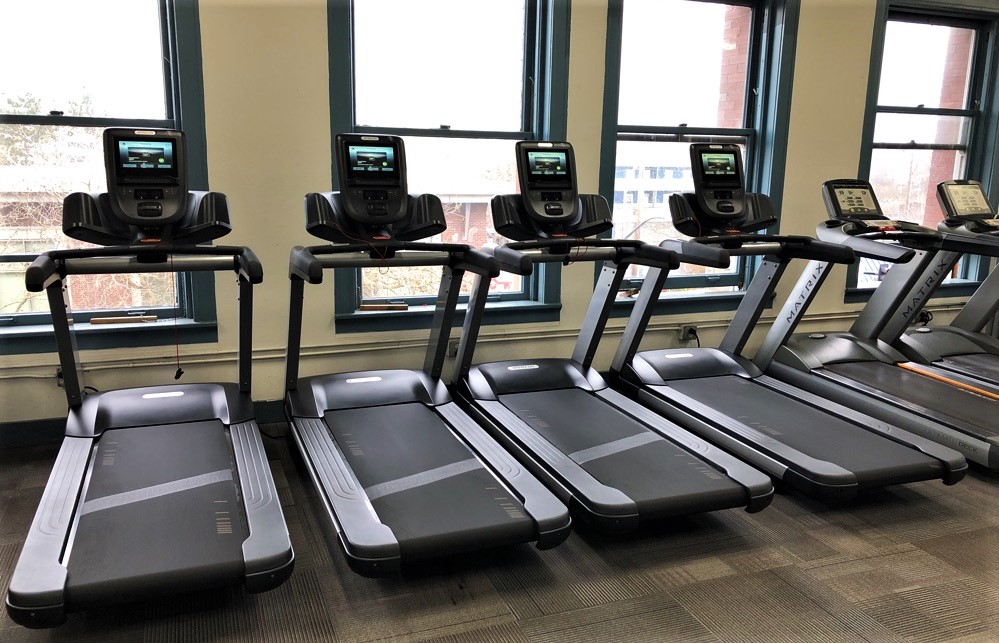 Transmotion Delivery Assembly Installation Relocation of Precor EFX761 Elliptical Fitness Crosstrainer TRM761 Treadmill in Bellingham WA YMCA Illinois Wisconsin Michigan Washington California Whatcom Family YMCA fitness healthy muscle America USA precor