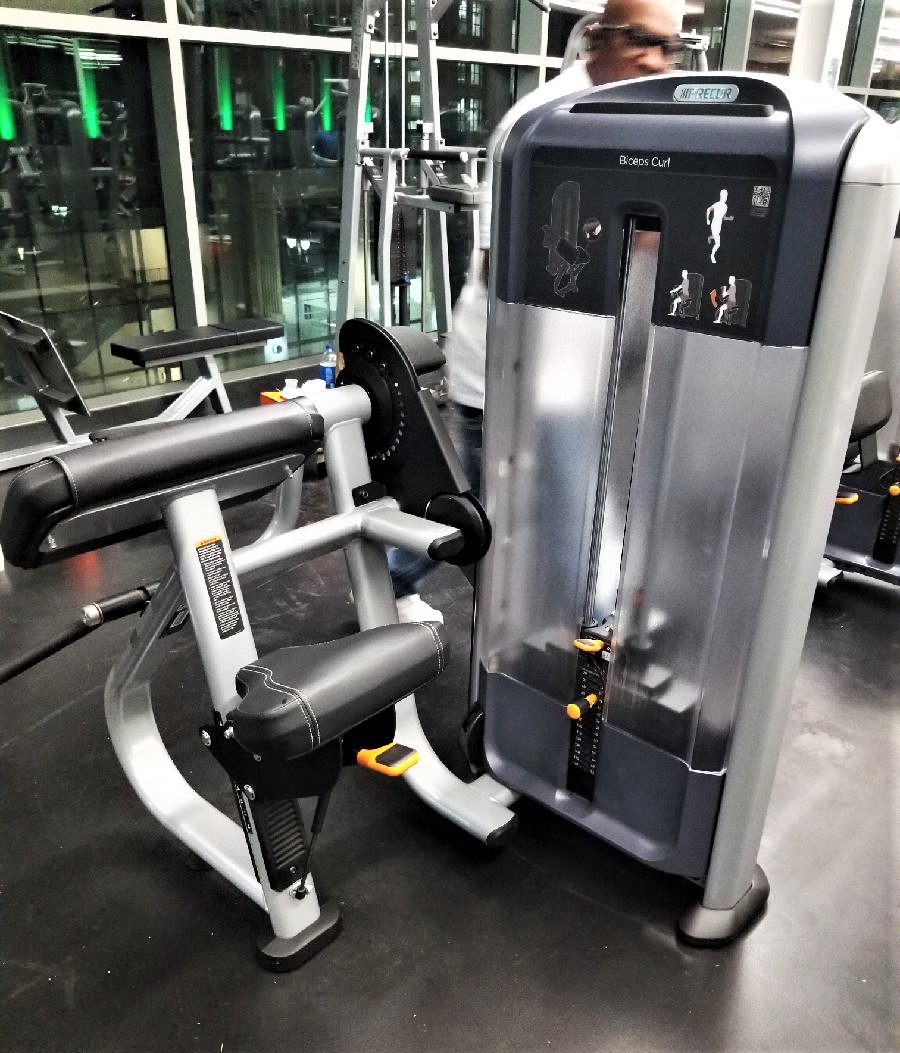 Transmotion Delivery Assembly Installation Relocation of Precor Fitness Biceps Curl Detroit MI Michigan Wisconsin Indiana Illinois Caliifornia Washington gym Commercial