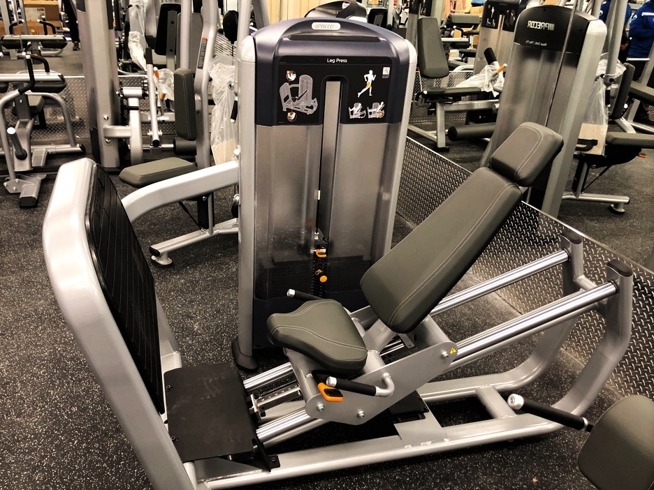 Transmotion Delivery Assembly Installation Relocation of Precor Fitness DSL0602 Leg Press Richland Center WI Wisconsin Michigan Califronia Washington Gym Commercial Muscle America