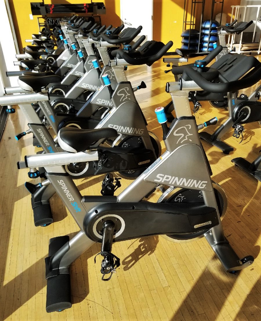 Transmotion Delivery Assembly Installation Relocation of Precor Fitness Spinner Shift Cycle Detroit MI Michigan Illinois Wisconsin Washington California Commercial Gym