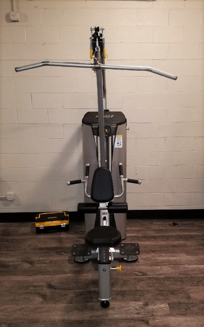 Transmotion Delivery Assembly Installation Relocation of a Hoist HD3200 Lat Pulldown Chicago IL Illinois Wisconsin Michigan California Washington luxury apartments Commercial delivery fitness health lifestyle