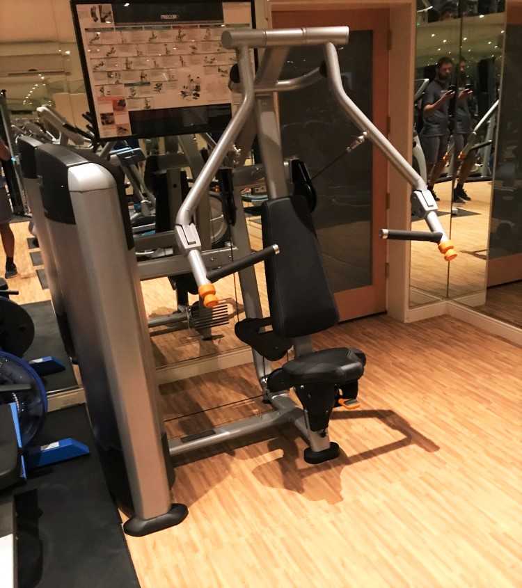 Transmotion Delivery Assembly Installation Relocation of a Precor Converging Chest Press DSL0414 in Lake Forest IL Fitness Healthy Lifestyle Basement Gym Muscle Wisconsin Illinois Michigan Washington California