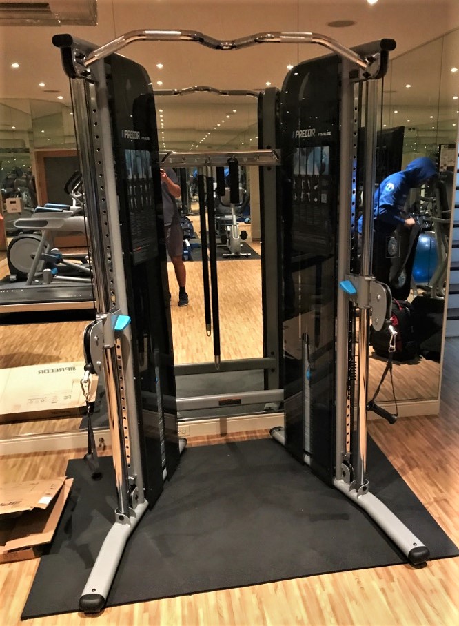 Transmotion Delivery Assembly Installation Relocation of a Precor FTS Glide Functional Training System in Lake Forest IL Fitness Healthy Lifestyle Basement Gym Muscle Wisconsin Illinois Michigan Washington California