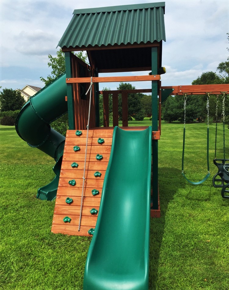 Transmotion Delivery Assembly Installation Relocation of a Superior Play Systems Playset in Millington IL Illinois Wisconsin Michigan Washington California Fun Kids Play Swing Slide Children Backyard