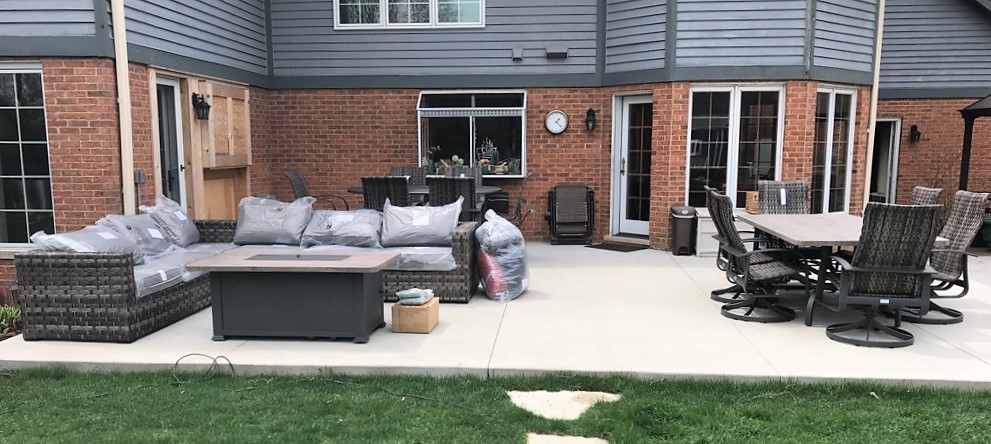 Transmotion Delivery Installation Assembly Relocation Arlington Heights IL Patio Renaissance
