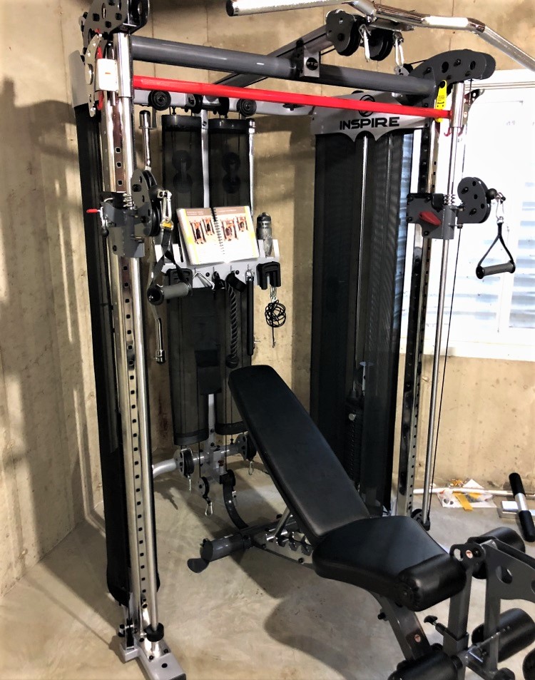 Transmotion Delivery and Assembly of Inspire fitness Inspirefitness FT2 Functional Trainer in Sycamore IL Illinois Wisconsin Indiana Michigan California Washington Fitness Basement Healthy Training Lifestyle