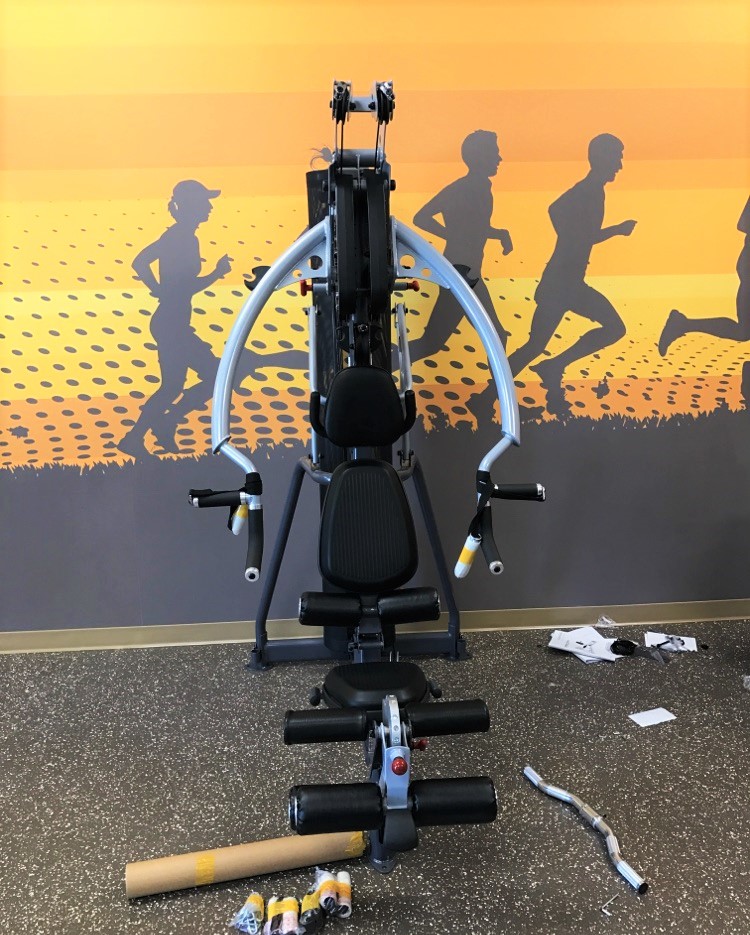 Transmotion Delivery Assembly Installation Relocation of INSPIRE M3 HOME GYM Along in Rocklin CA Multiple Fitness Equipment Washington California Illinois Wisconsin Indiana Sports Health Muscle Gym