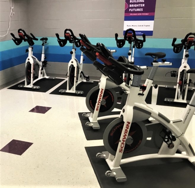 Transmotion Delivery Assembly Installation Relocation of 11 Schwinn AC Performance Bikes in Frankfort IN Indiana Illinois Wisconsin Washington California Michigan Commercial gym YMCA America United States