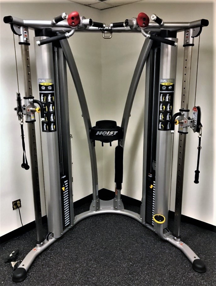 Transmotion Delivery Assembly Installation Relocation of a Hoist Fitness HD3000 Dual Pulley Functional Trainer in Galesburg IL Illinois Indiana Wisconsin Washington Michigan California Healthy Health Fit Lifestyle America Muscle