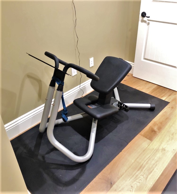Transmotion Delivery Assembly Installation Relocation of a Precor C240 Stretch Trainer in Los Altos CA California Washington Wisconsin Michigan Indiana Illinois Muscle Fit Fitness Healthy Muscle Body Gym Basement Home Family America United States Best