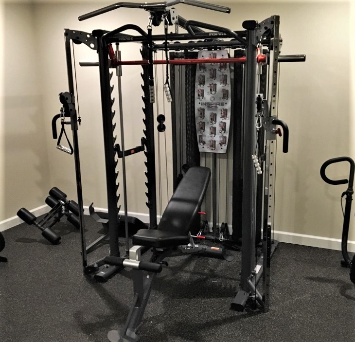 Transmotion Delivery Assembly Installation Relocation of a Precor Home Fitness Inspire FT2 Functional Trainer in Oak Brook IL Illinois Indiana Washington Wisconsin Michigan California Train Gym Muscle Fitness Fit Health lifestyle Basement Home America United States Best