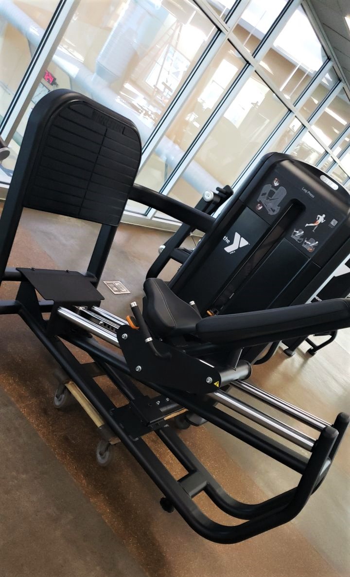 Transmotion Delivery Assembly Installation Relocation of DSL0602 Leg Press and a DSL0605 Leg Extension for YMCA in Ann Arbor MI California Washington Wisconsin Michigan Indiana Illinois Muscle Gain Train Training Gym Home Fit Fitness Health Healthy Lifestyle America United States