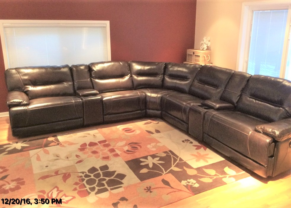 Delivery Installation Of Man Wah, Manwah Leather Sofa